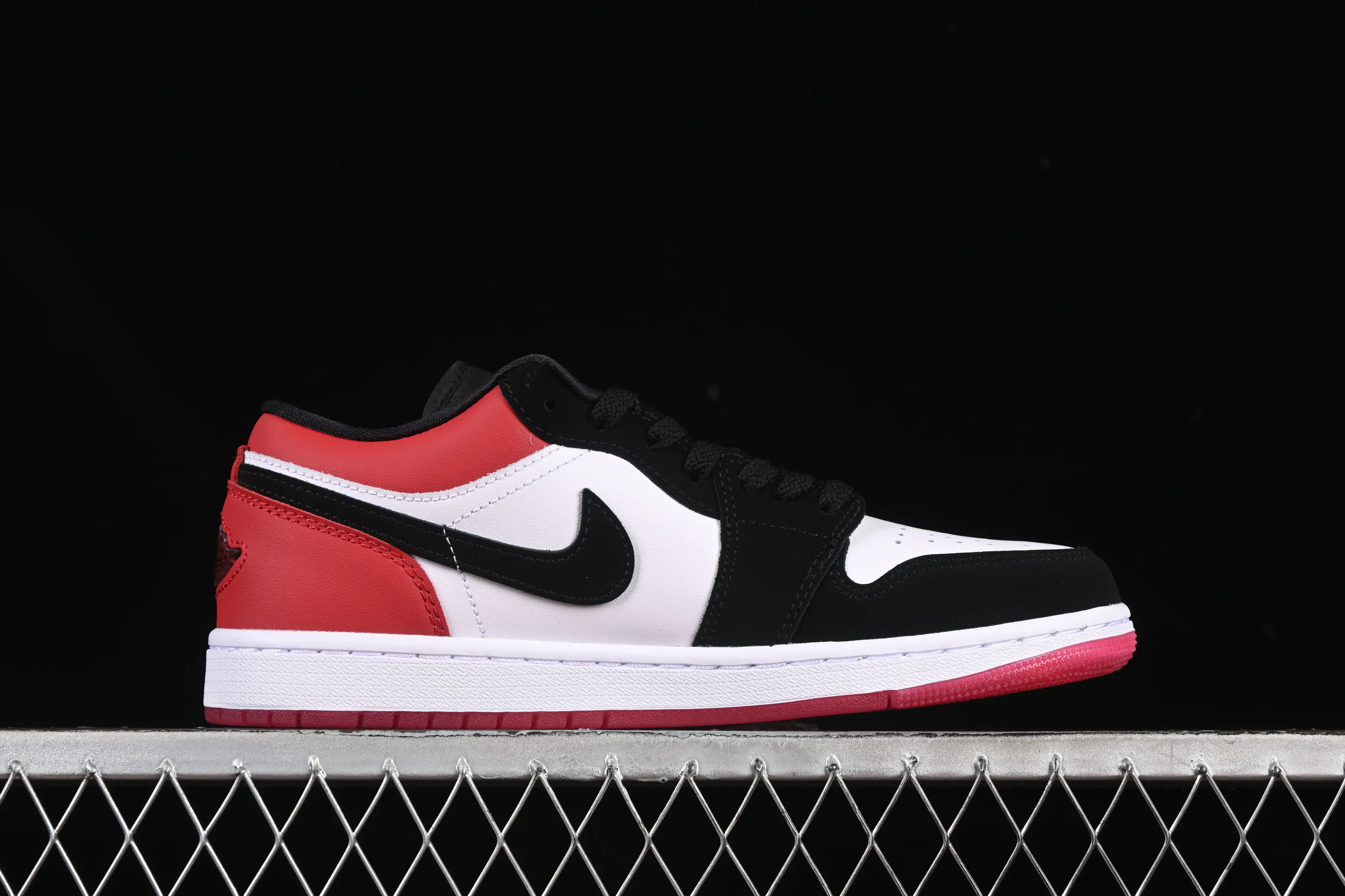 All categories Air Jordan Jordan series basketball shoes Air Jordan 1 Low G version pure original Air Jordan 1 Low "White Black Gym Red" AJ1 Joe 1 black toe 2.0 low-top cultural casual sneakers IB8971-106